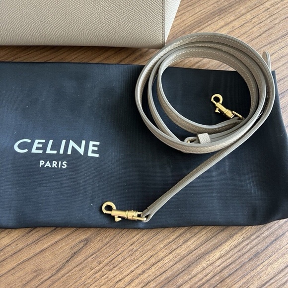 Authentic Celine Nano Belt Bag In Taupe - Picture 12 of 14